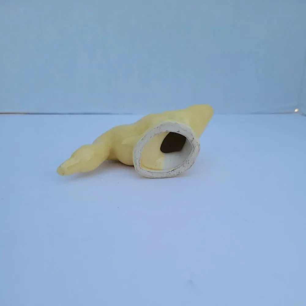 Vtg Ceramic Yellow Goose/Duck 2.5